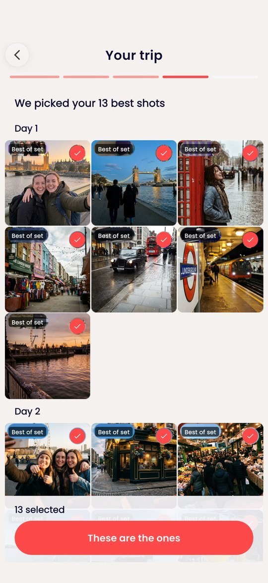 De app: je dertien beste reisfoto's, voor je gekozen