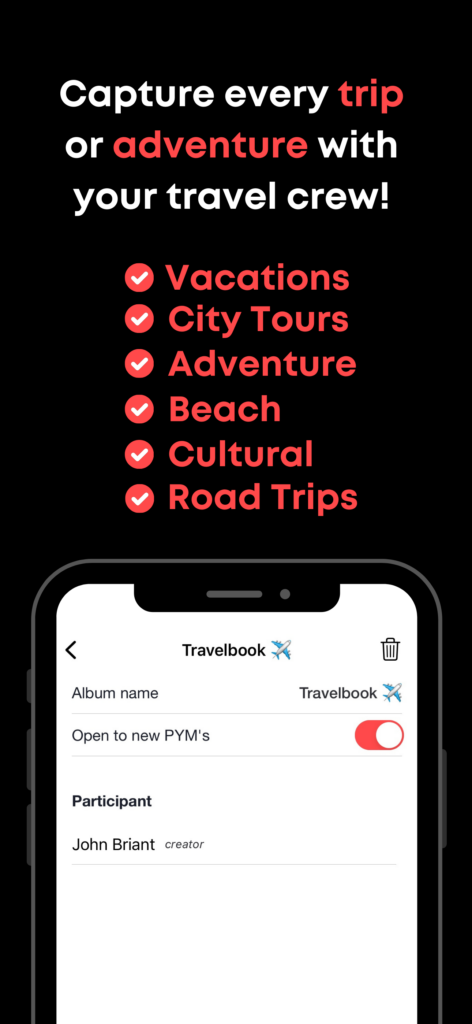 PYM Capture Every Trip